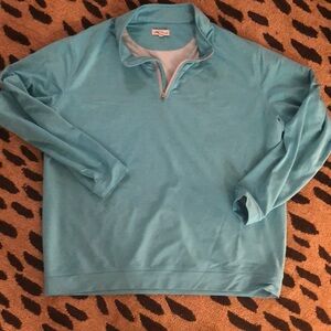 Peter Millar  Blue Quarter-Zip Sweater